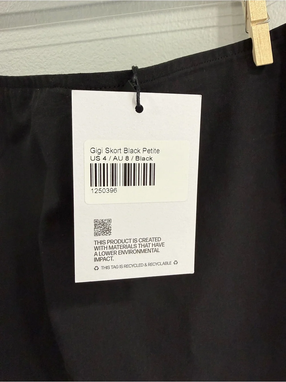 Princess Polly Gigi Skort Black Petite